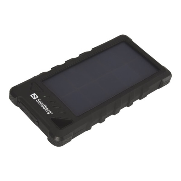 Sandberg Outdoor Solar Powerbank 16000 solströmsbank - Li-Ion - USB, 24 pin USB-C Svart