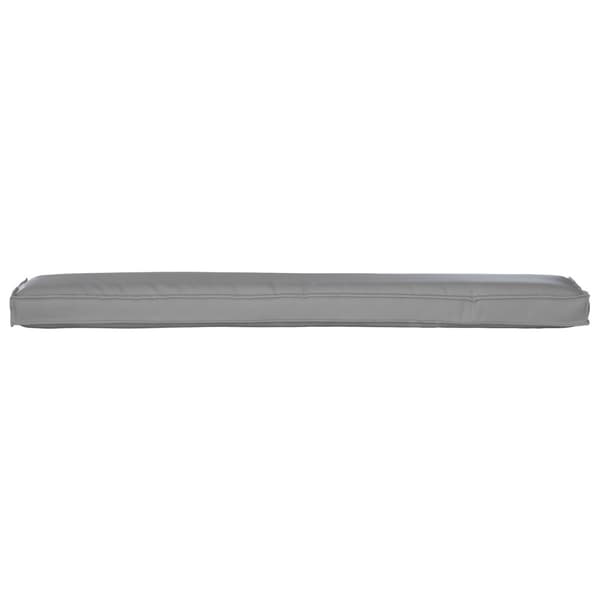 Pallkuddset 2 pcs Grå 200 x 40 x 8 cm Oxford Tyg