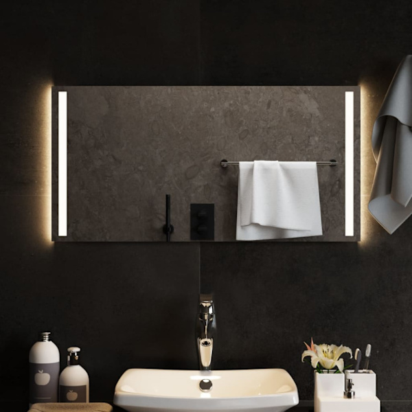 Badrumsspegel LED 80x40 cm