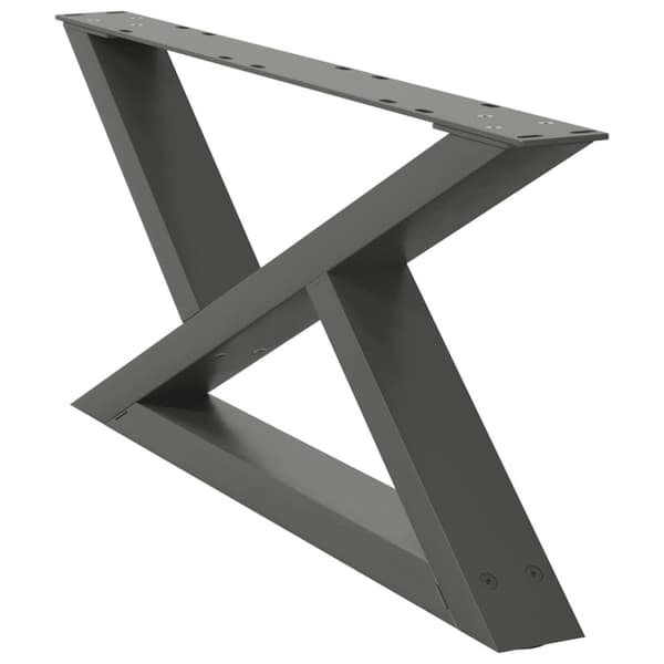 Soffbordsben 2 st antracit 70x(30-31,3) cm stål