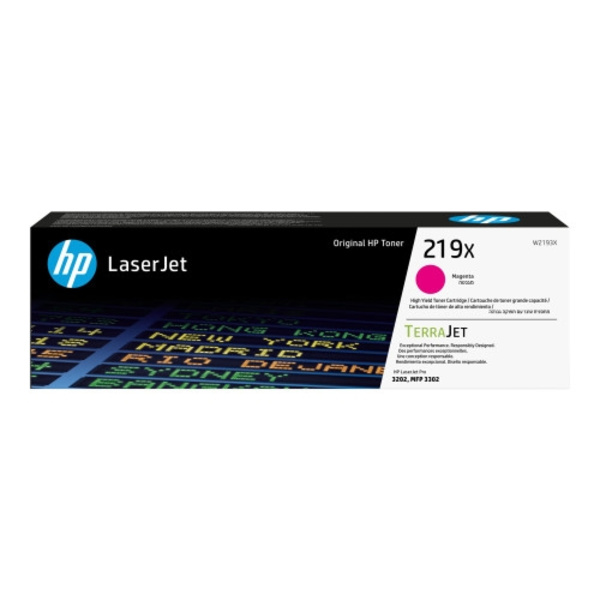 HP 219X - Lång livslängd - magenta - original - LaserJet - tonerkassett (W2193X)