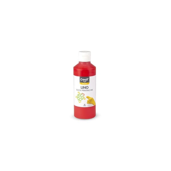 Tryckfärg Lino CREALL 250ml röd
