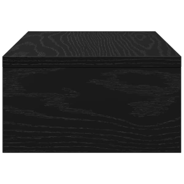 Monitorstativ svart ek 42x24x13 cm konstruerat trä