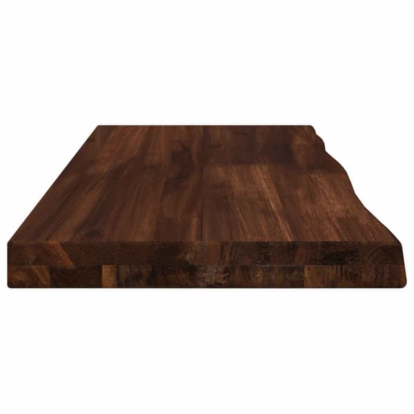 Rektangulärt Bordsskiva 90 x 50 x 3,5 cm Rektangulär Mörkbrun