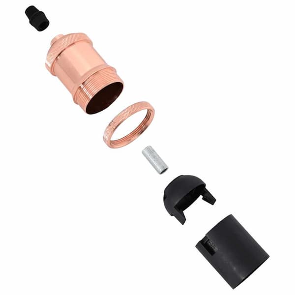 Lamphållare 2 st roséguld E27