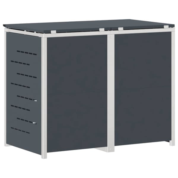 Sopcontainerförvar Antracit 138 x 77,5 x 112,5 cm
