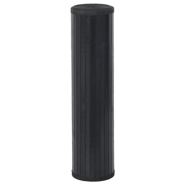 Matta rektangulär svart 70x1000 cm bambu