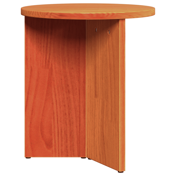 Kaffeebord 2 pcs Vaxbrun Massivt tallträ