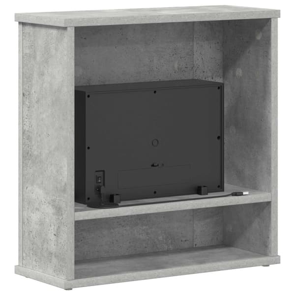 Elektrisk eldstad Betong 47 x 18 x 48 cm Konstruerat trä