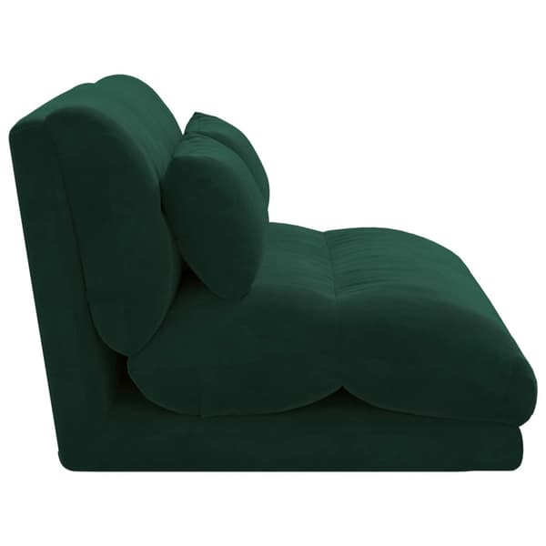 Golvstol Mörkgrön 110 x 82 x 55 cm Sammet