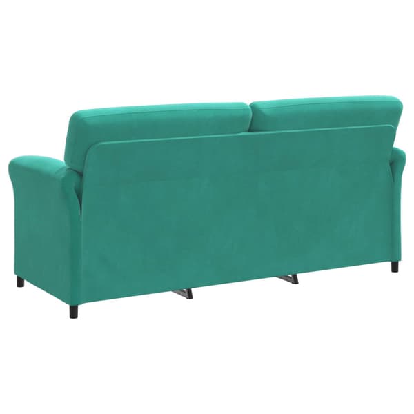 3-Sits soffa Turkos 198 x 83 x 95 cm Sammet