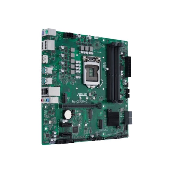ASUS Pro Q570M-C/CSM - moderkort - micro ATX - LGA1200-uttag - Q570