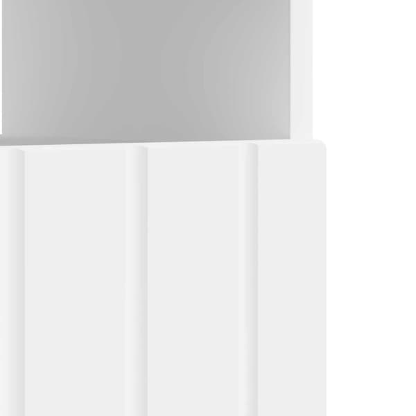 LED TV-skåp Vit Konstruerat trä