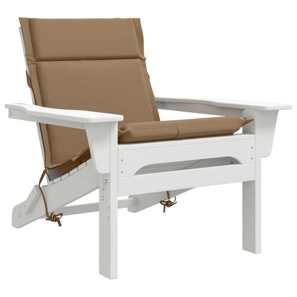 2-delade Höga Ryggstolsdynor GEMERT 2 st 100% Polyester Taupe