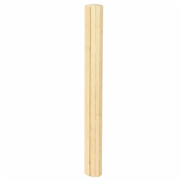Matta rektangulär ljus naturlig 80x400 cm bambu