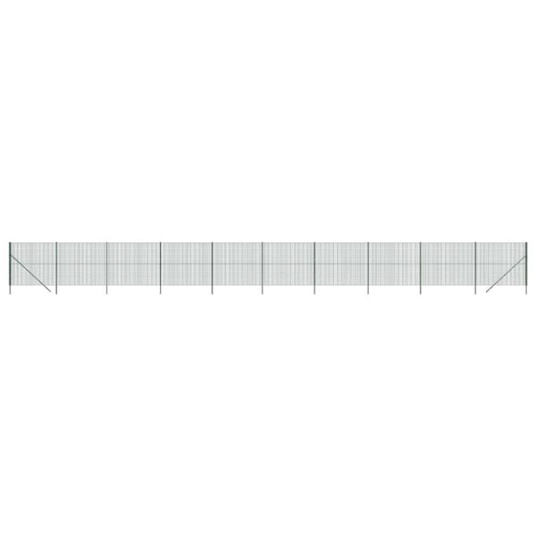 Stängsel grön 1,4x25 m galvaniserat stål