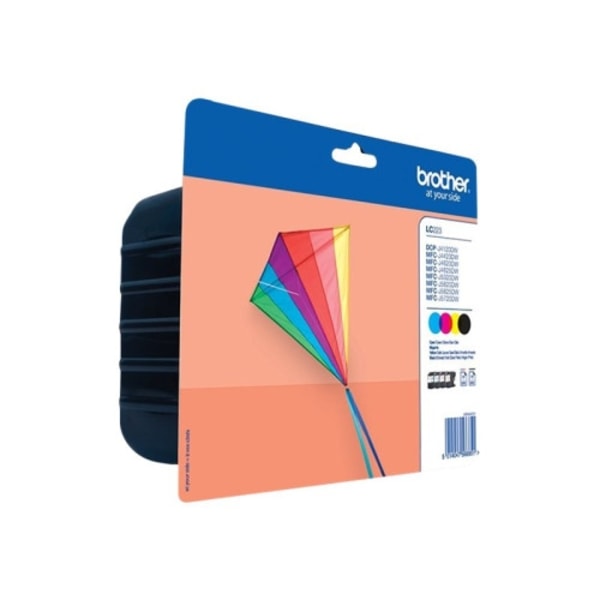 Brother LC223 - 4-pack - svart, gul, cyan, magenta - original - bläckpatron