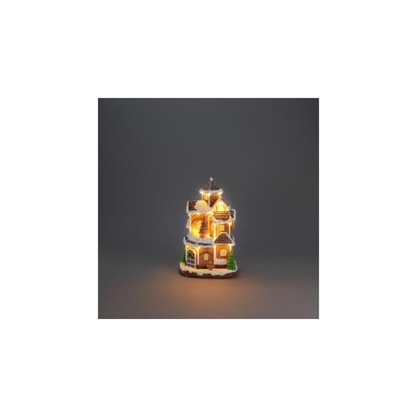 Dekoration Pepparkaksby 30cm