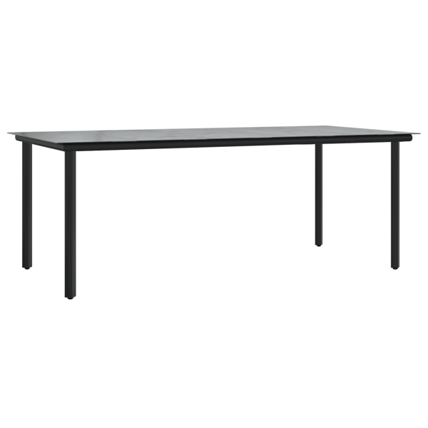 Trädgårdsmöbelset med kudde 9 pcs Ljusgrå konstrotting