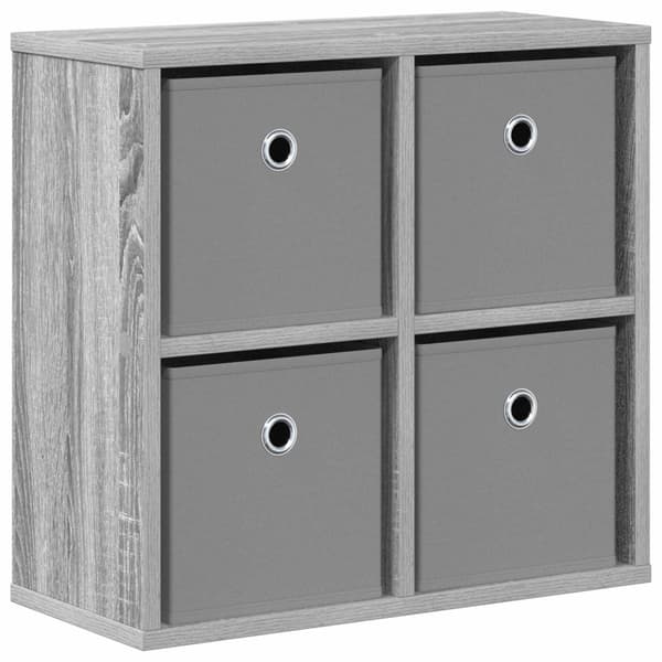 Sideboard med låda Grå Sonoma 49,5 x 22 x 47 cm