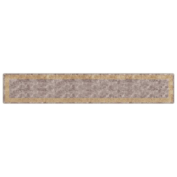 Mattlöpare MARSA Grå 80 x 450 cm Polyester och PVC