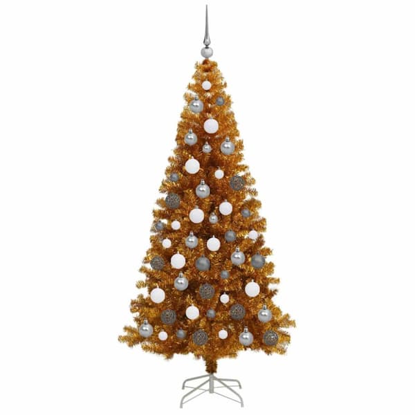 Julgran Guld 180 cm PET