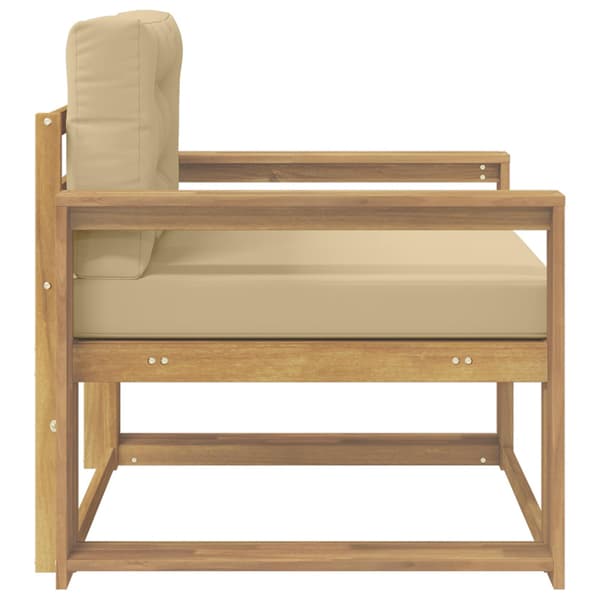 Utomhus Mellansoffa Polyester Vit
