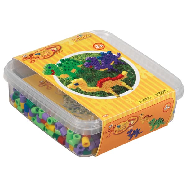 Hama Maxi låda 600 stk dinosaurier