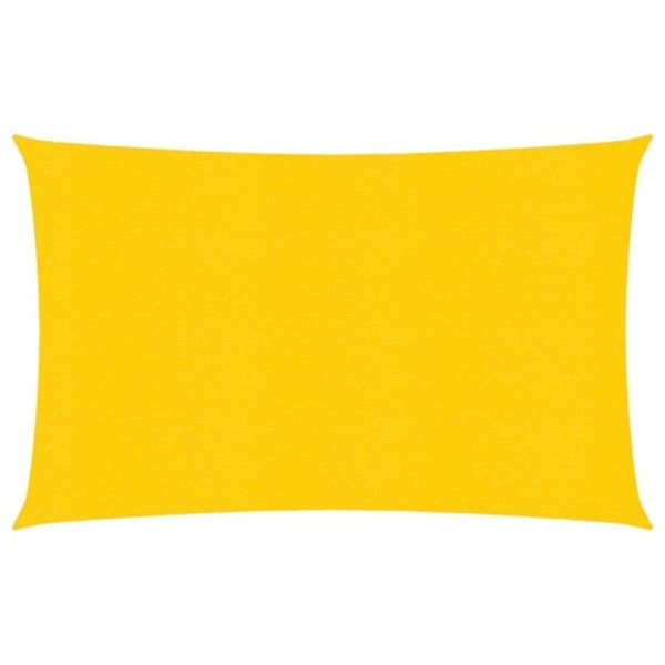 Solsegel 160 g/m² rektangulär gul 4x6 m HDPE