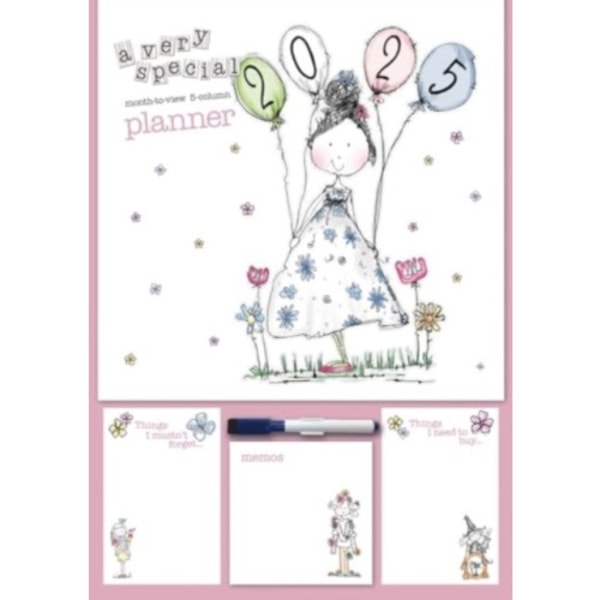 Tracey Russell Deluxe Planner A3 Calendar 2025