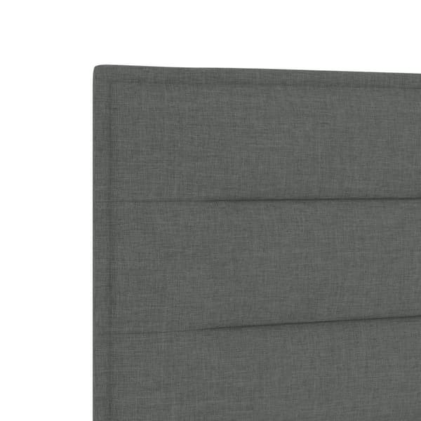 Huvudgavel Mörkgrå 80 cm tyg