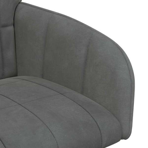 Matstolar 4 pcs Sammet Mörkgrå 57 x 50 x 85 cm
