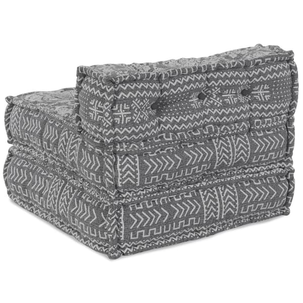 Modulsofa enhet Ljusgrå 70 x 70 x 56 cm Tyg