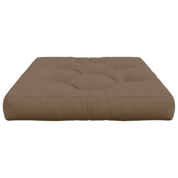 Pallkudd VIANEN 100% Polyester Taupe 120 x 80 x 12 cm