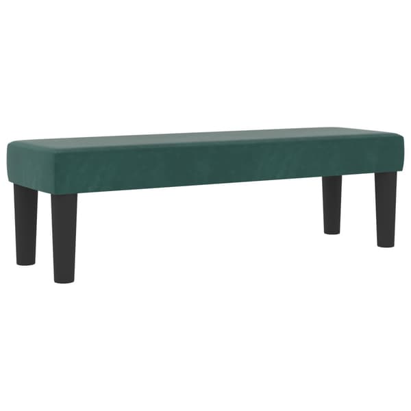 Bäddfjäder med huvudgavel Mörkgrön 200 x 200 cm Sammet