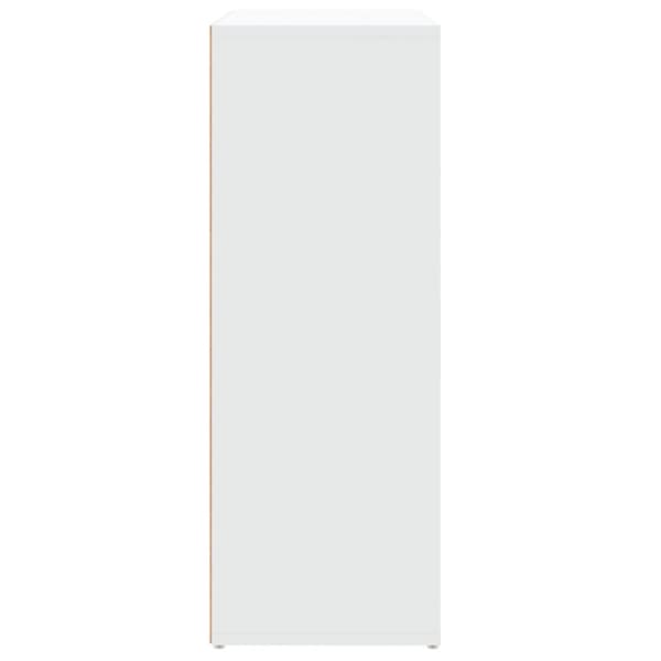 Skänk vit 60x31x84 cm konstruerat trä