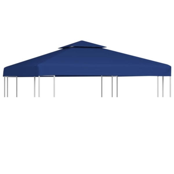 Paviljongtak 310 g/m² 3 x 3 m mörkblå
