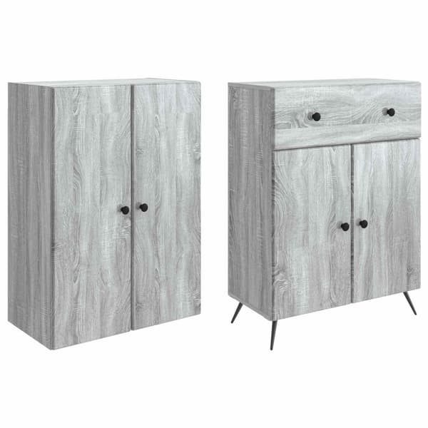 2 pcs Grå Sonoma