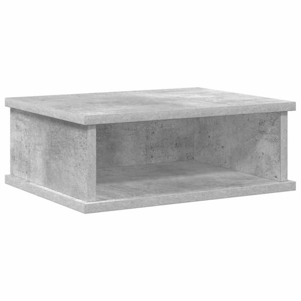 Sängbord Betonggrå 40 x 31 x 15 cm Konstruerat trä