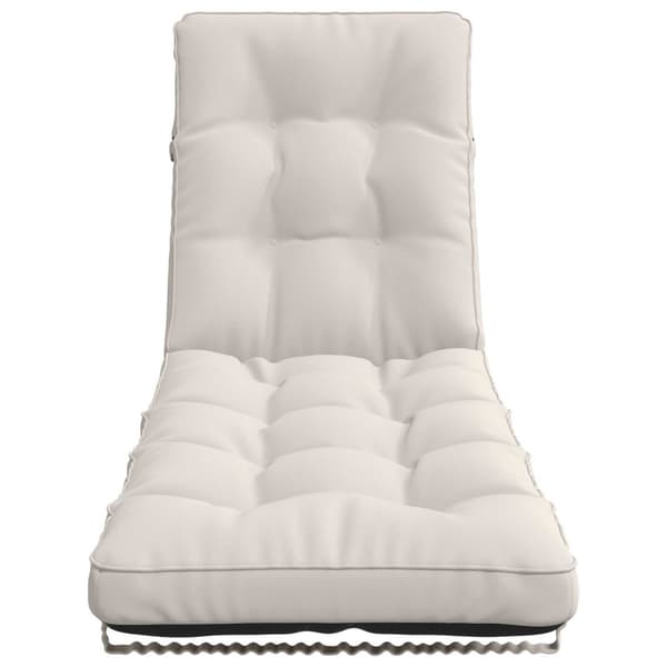 Solstol Kudde VIANEN 100% Polyester Vit 200 x 60 x 8 cm