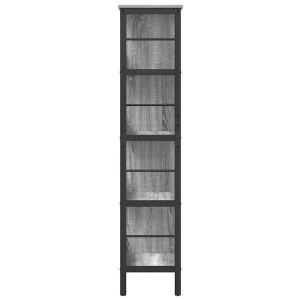 Hyllsystem Grå Sonoma 82 x 32 x 144,5 cm Konstruerat trä