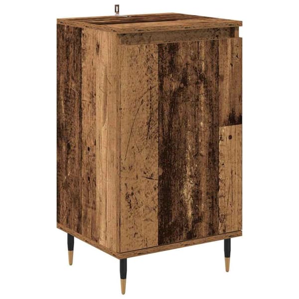 Sideboard 2 pcs Gammalt trä 40 x 35 x 70 cm