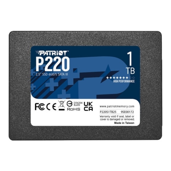 Patriot P220 - SSD - 1 TB - SATA 3Gb/s