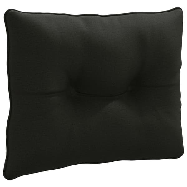Ryggkudde PUTTEN 100% Polyester Svart 50 x 40 x 10 cm