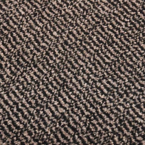 Dörrmatta tuftad 60x150 cm mörkbrun