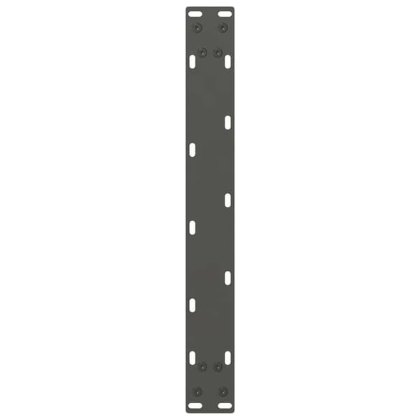Soffbordsben antracit 2 st 50x(30-31) cm stål