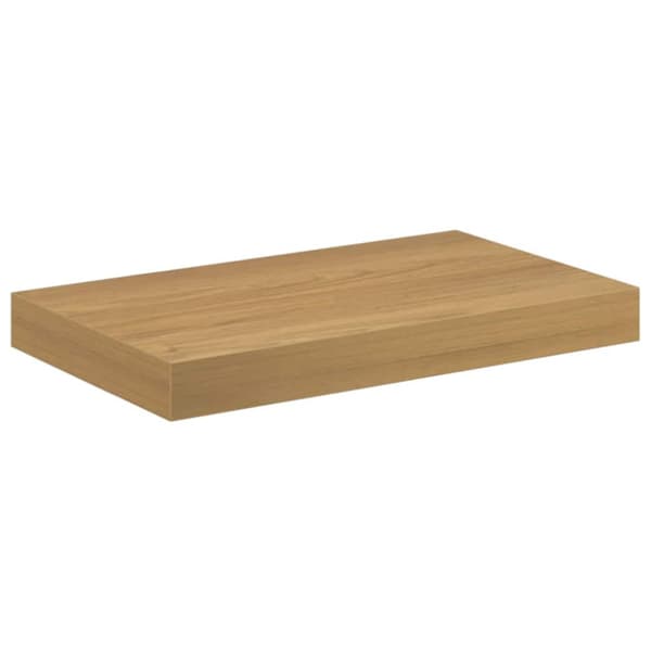 Vägg hylla Väggmonterat 2 st Brun 40 x 23,5 x 3,8 cm