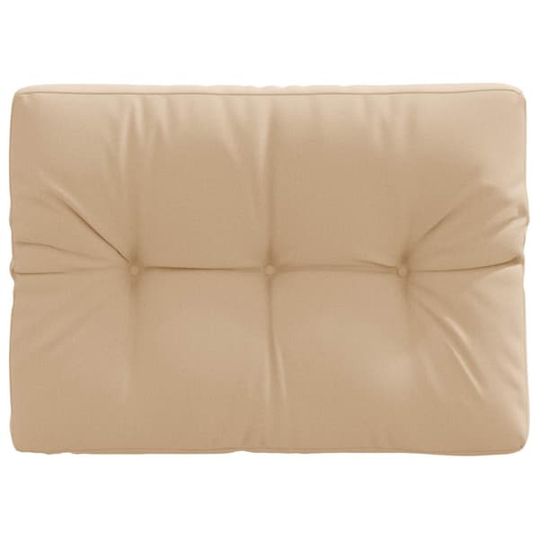 Pallryggkudde VIANEN 100% Polyester Sand 70 x 40 x 12 cm