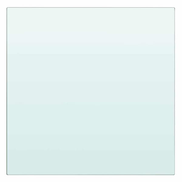 Hyllplan 2 st glas genomskinlig 30x30 cm