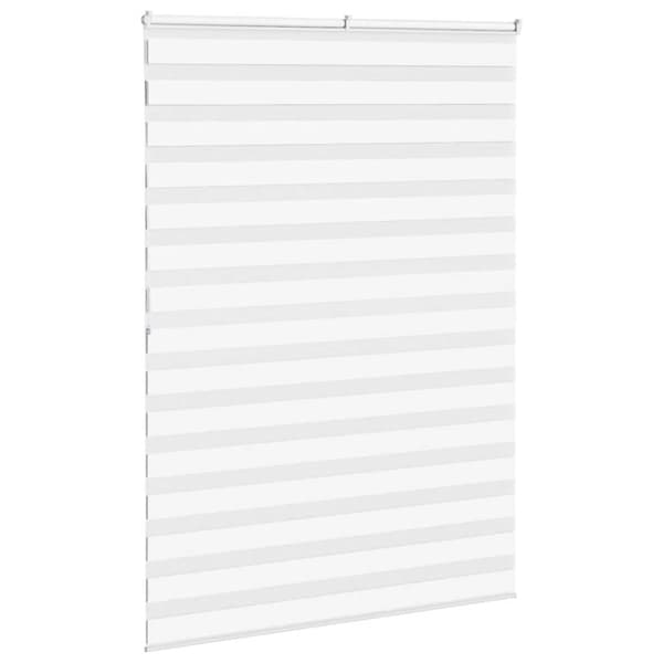 Rullgardin zebra vit 165x200 cm tyg bredd 160,9 cm polyester